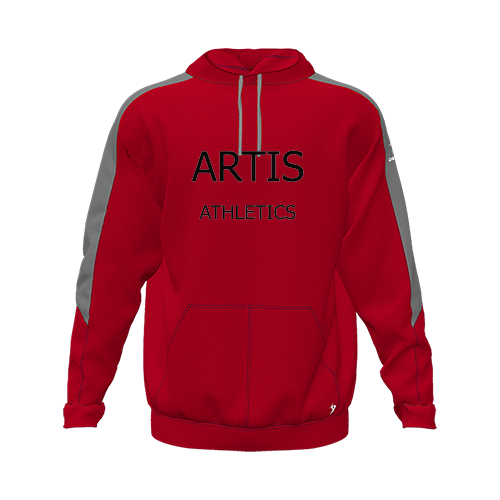 [CUS-DFW-HOOD-FLC-LSL-RED-YXS-LOGO2] Hoodie (Youth XS, Red)