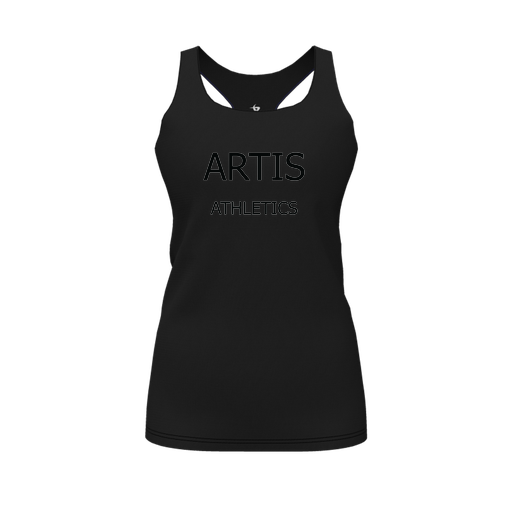 [FT0TRBBK-FYS-LOGO2] Decker Racerback Tank Top (Female Youth S, Black)