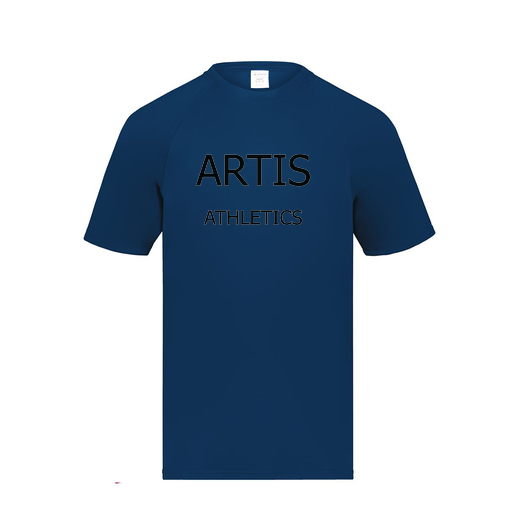 [2791.065.S-LOGO2] Youth Smooth Sport T-Shirt (Youth S, Navy)