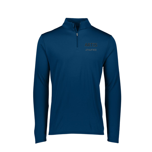 [FTLQFLNV-FAXS-LOGO2] Decker Women's Flex-Lite 1/4 Zip Shirt (Female Adult XS, Navy)