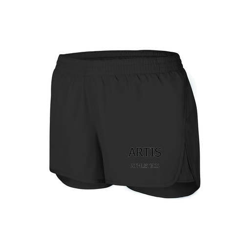 [2430.080.XS-LOGO2] Women's Performance Shorts (Female Adult XS, Black)