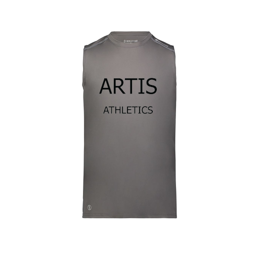 [222593.98D.S-LOGO2] Men's CoolDry TankTop (Adult S, Gray)