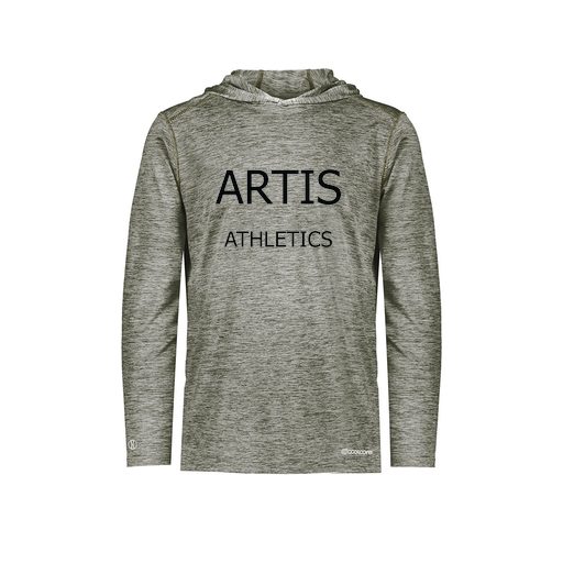 [FOLHCGGY-AS-LOGO2] Decker Men's Charge Hoodie (Adult S, Gray)