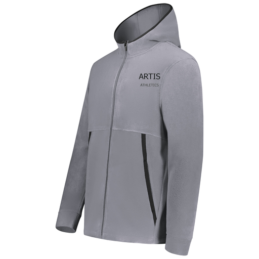 [6858.059.XS-LOGO2] Men's Chill Full Zip Fleece (Adult XS, Gray)