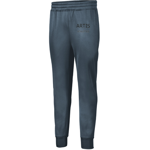 [5566.059.XS-LOGO2] Men's PERFORMANCE FLEECE JOGGER (Adult XS, Gray)