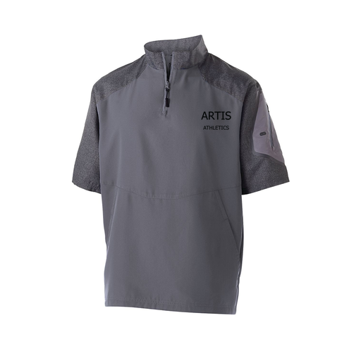 [229545.H60.XS-LOGO2] Men's Raider SS Pullover (Adult XS, Gray)