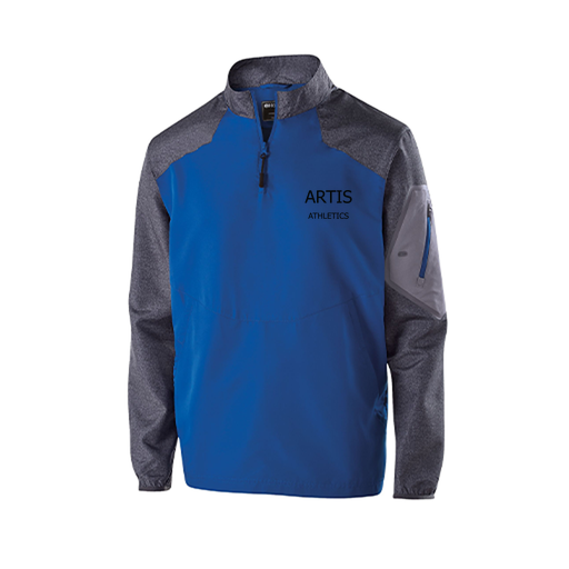 [229155.H02.XS-LOGO2] Men's Raider LS Pullover (Adult XS, Royal)